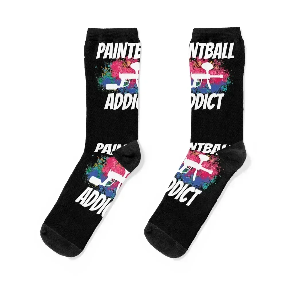 Paintball Splash Socks gift ankle tennis floral Socks Women Men's