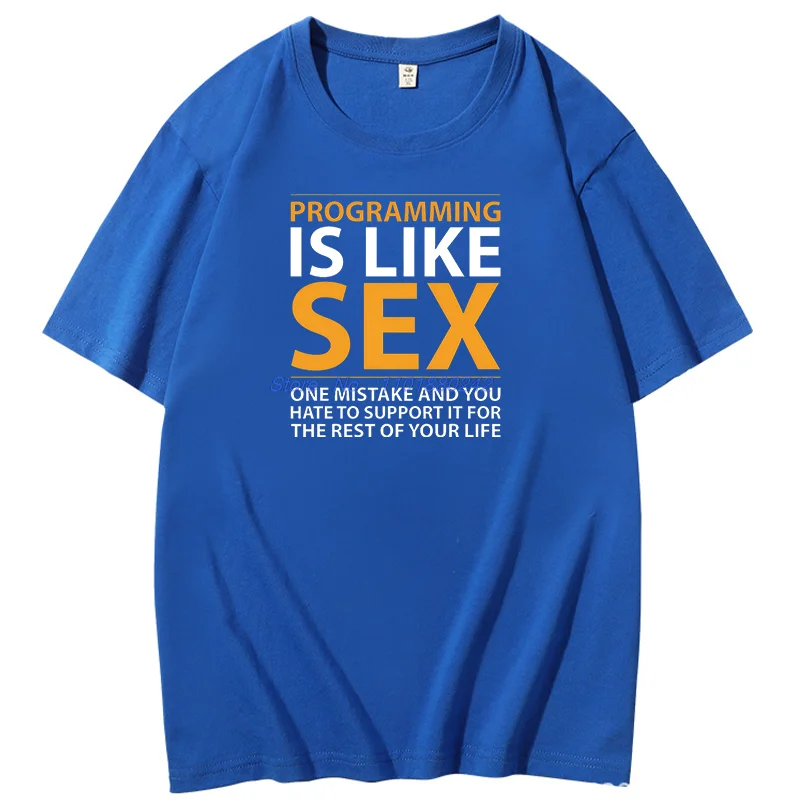 Programmer Programming Fashion Tops & T-Shirt New Arrival Goods Graphic T Shirts Birthday Gifts T-Shirt Short Sleeve T-Shirts