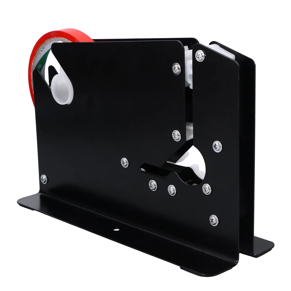 

Heavy Duty Metal Tape Dispenser for 12mm Width 75mm Bore Adhesive Tape Bag Neck Sealer Mall Supermarket Shop Usage Steel