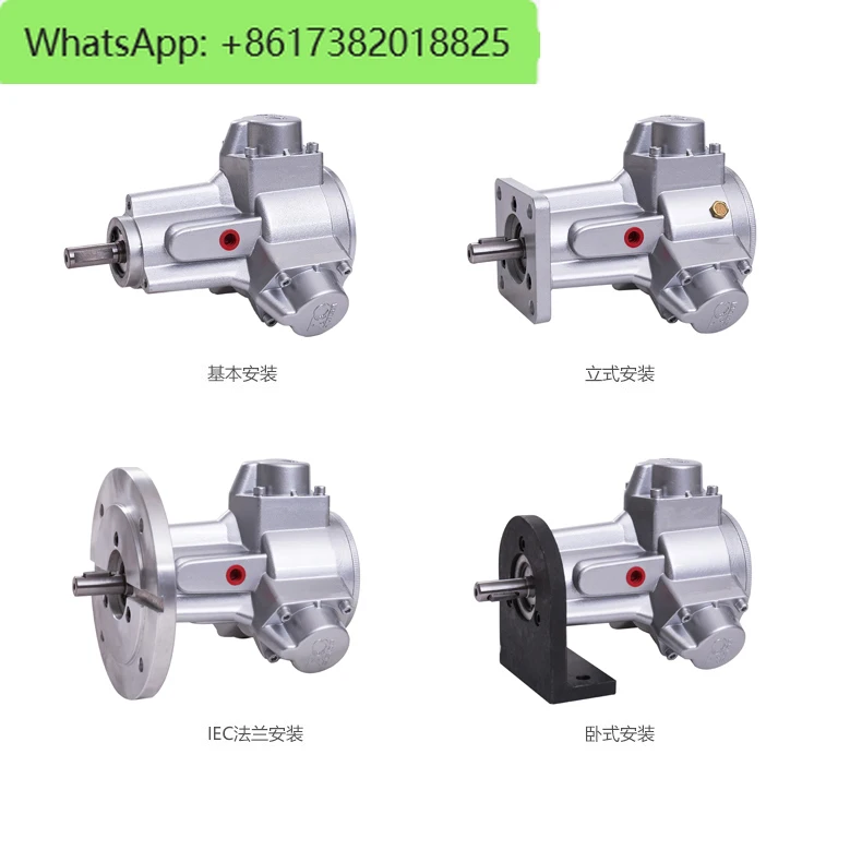 QMH010 piston pneumatic motor with forward and reverse speed regulation, explosion-proof, high-speed and high-power