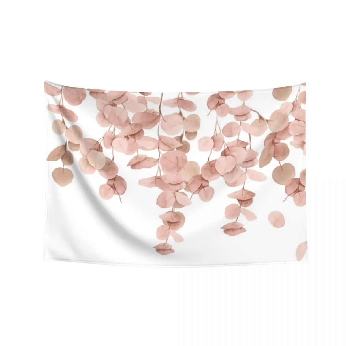 

Coral Watercolour Eucalyptus by Nicole William Tapestry Wall Tapestries Wall Mural On The Wall Tapestry