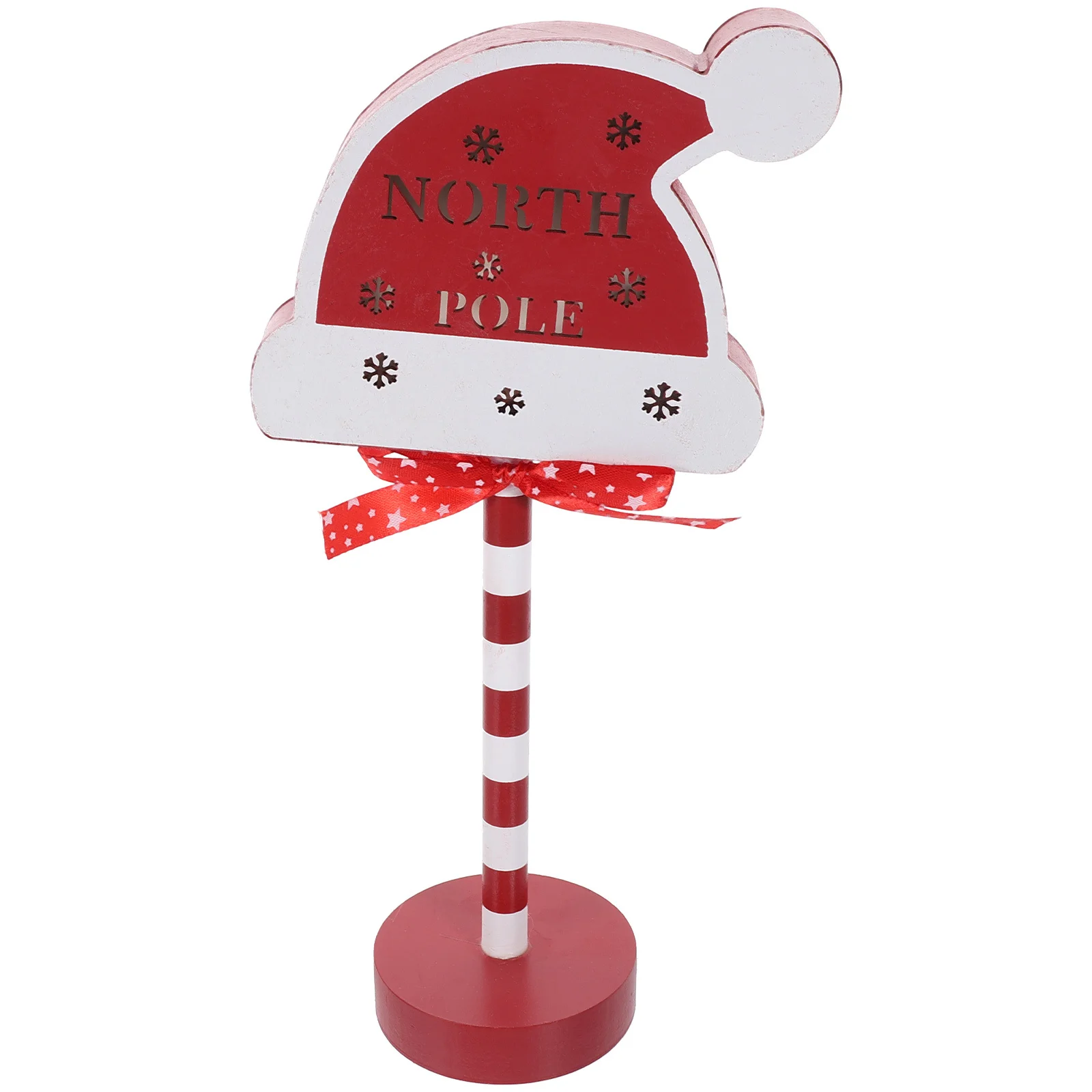 

Christmas Hat Decorative Light Wooden Xmas Light Decoration for Home Garden Porch Party Indoor Outdoor Festive Atmosphere Lamp
