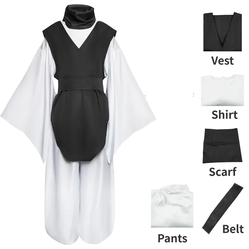 XS-3XL Choso Jujutsu أزياء تنكرية Jjk موحدة ملابس حفلات الهالوين للرجال والنساء؛ 3، d'6.r؛ 8'w،