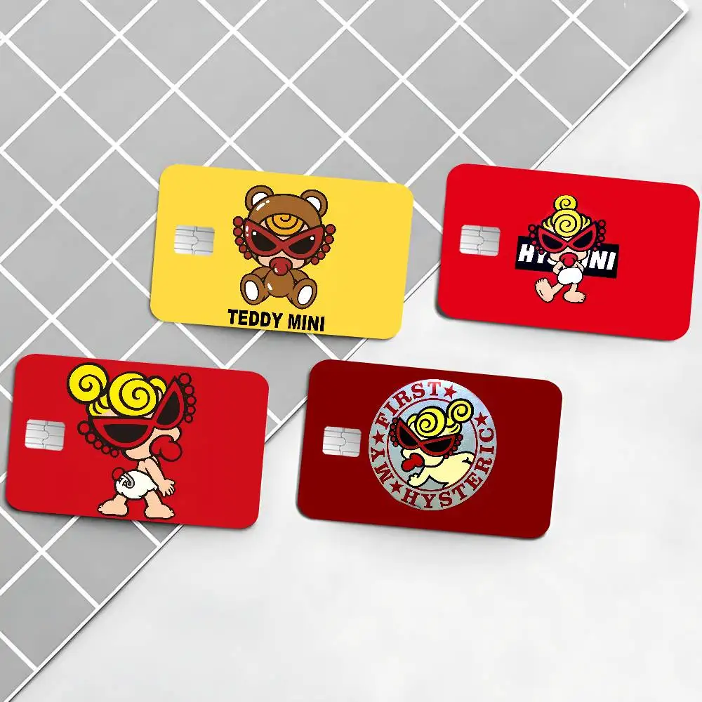Japan Fashion H-Hysteric M-Mini Anime Cartoon Sticker Film Skin for Credit Card Debit Bank Bus Card