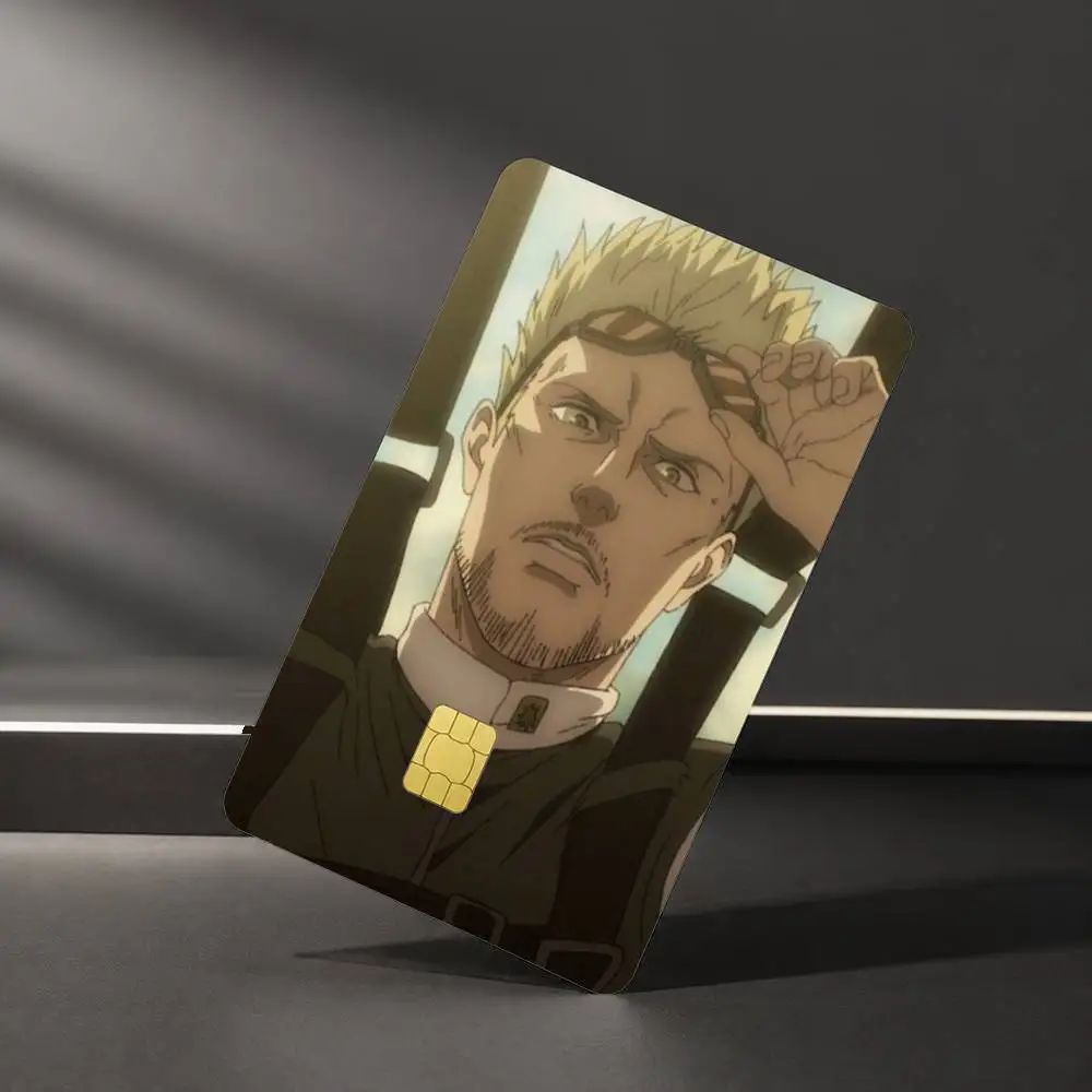 Attack on Titan Reiner Braun Sticker Film Tape Skin for Credit Card Debit Card Waterproof Stickers