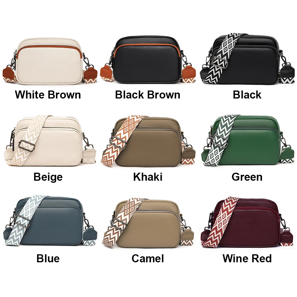 

Женские сумки из натуральной кожи, портативная сумка для мобильного телефона, элегантный однотонный регулируемый ремешок, простой повседневный стиль для выходных и отпуска