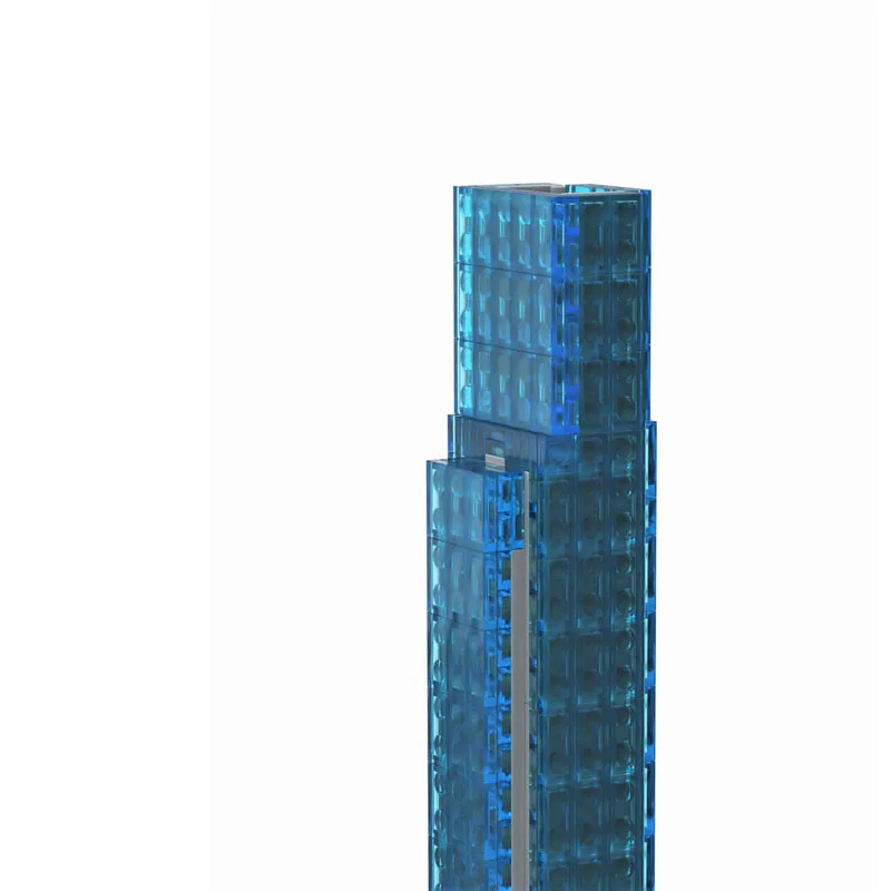 MOC- 127520   Klocki konstrukcyjne Central Park Tower Model Pejzaż miejski Architektura Kreatywny montaż Zabawka DIY Urodziny Prezenty świąteczne