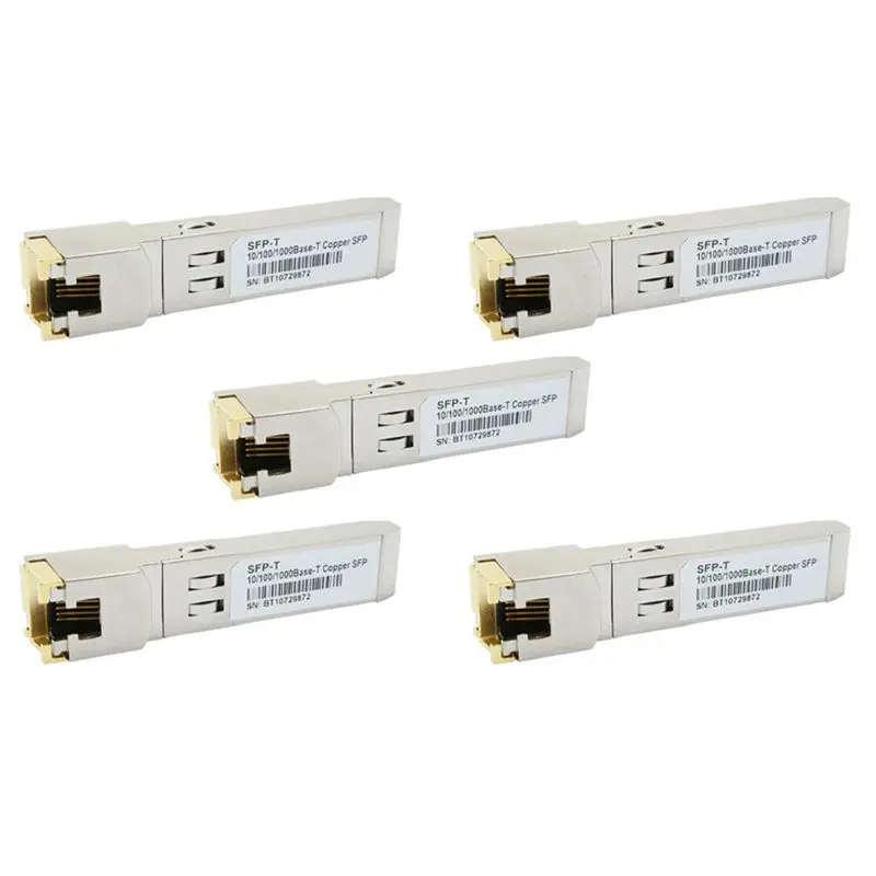 exquisite-5x-ギガビットrj45-sfpモジュール-10-100-1000mbps-sfp銅線rj45-sfpトランシーバー-ギガビットイーサネットスイッチ