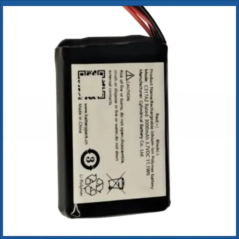 New High Quality C317A2 3000mAh 3.7V Rechargeable Lithium Battery Pack for C317A2 Rechargeable 5-wire Plug Battery