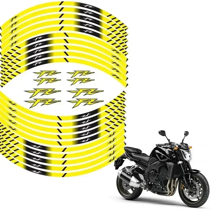 For YAMAHA FZ1 FZ6 FZ8 FZ25 FZ6 FZ150 FZ350 FZ400 FZ7 FZ750 FZ8 Motorcycle Motor Parts Contour Wheel Decoration Decal Sticker-B