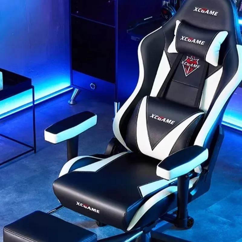 

Office Chair With Leg Rest Comfortable Game Posture Correction Saddle Ergonomic Gamer Bed Adhd Living Room Chairs Mesh Rotating