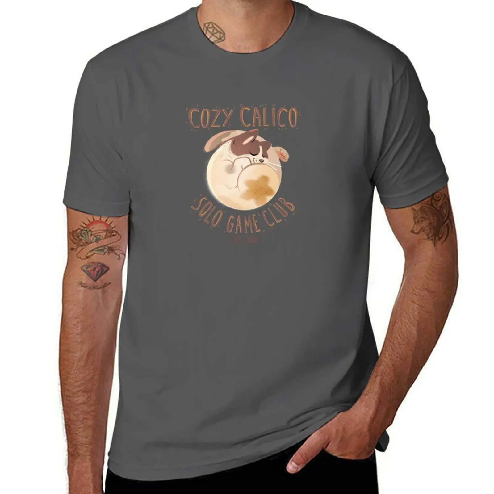 

Cozy Calico Solo Game Club T-Shirt Fashion Letter Print T-Shirt