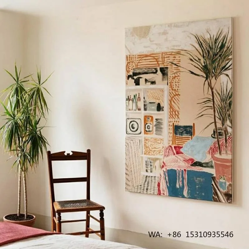 Modern Realist Oil Landscape High-end Art Large Living Room Decorative Canvas Painting Doorway Foyer Hanging Wall Hanging