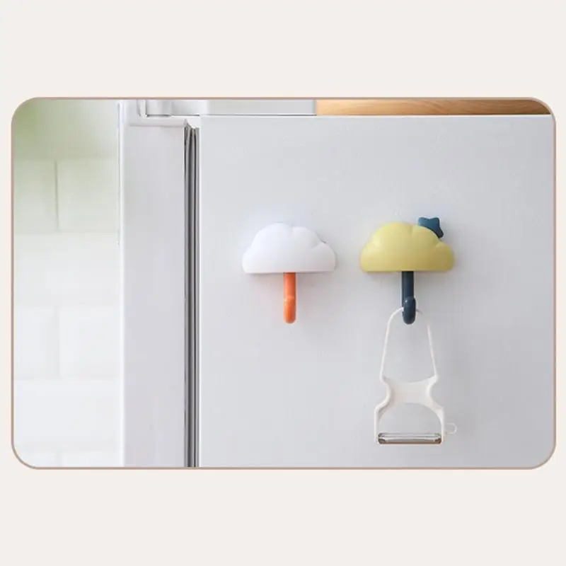 

G6KF 3pcs Colorful Cloud Hooks for Home Decoration Kitchen Tool Storage Organizers Decorative Entryway Holder Hook