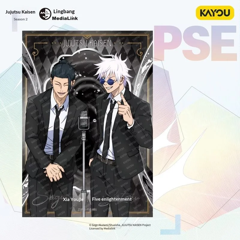 Tarjetas Coleccionables de Fotos Instantáneas de Jujutsu Kaisen de Kayou, Primera Edición, Mercancía Oficial del Anime para Adultos, Colección de Anime