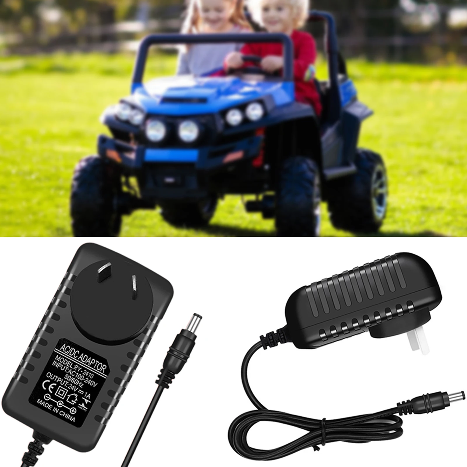24v 1a Kids Ride On Cars Battery Charger Widely Compatible Safety Charging Easy Connection Battery Charger For Electric Vehicles