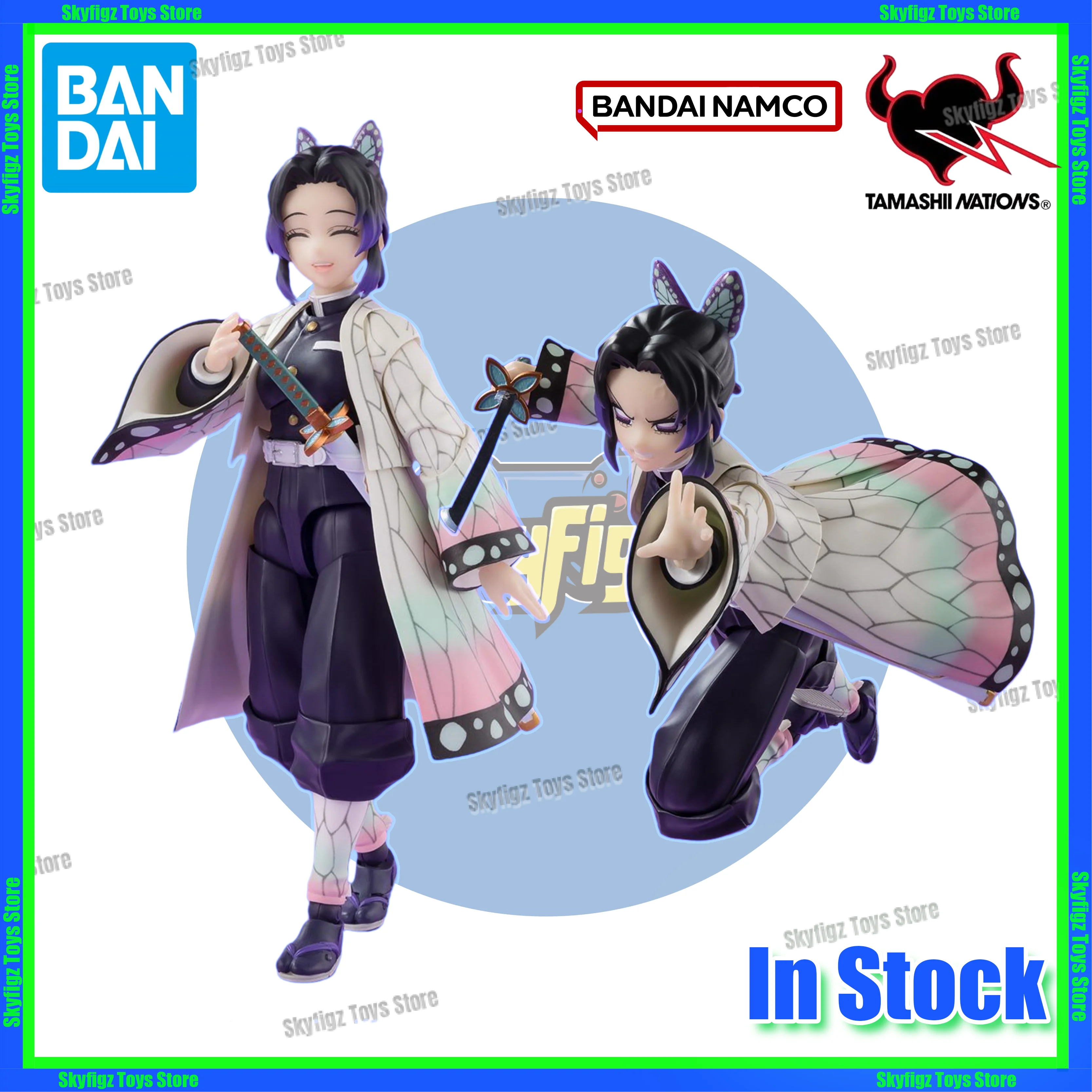 

In Stock Bandai SHF Demon Slayer Blade Butterfly Ninja Insect Pillar Insect Breathing Moving Figure Spot Collection Gifts