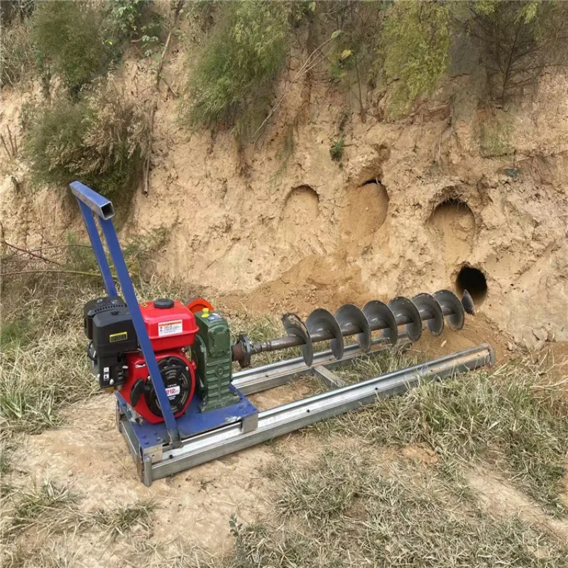 Small hand-held horizontal hole punching machine, geological exploration machine, column excavator, c
