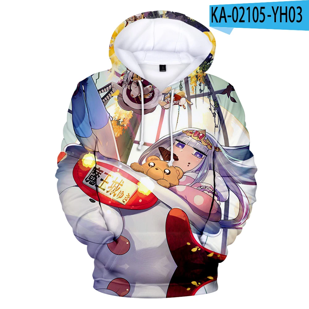 Harajuku Popular Youthful Sleepy Princess In The Demon Castle 3D print Hoodies Sweatshirts Casual Long Sleeve Pullovers