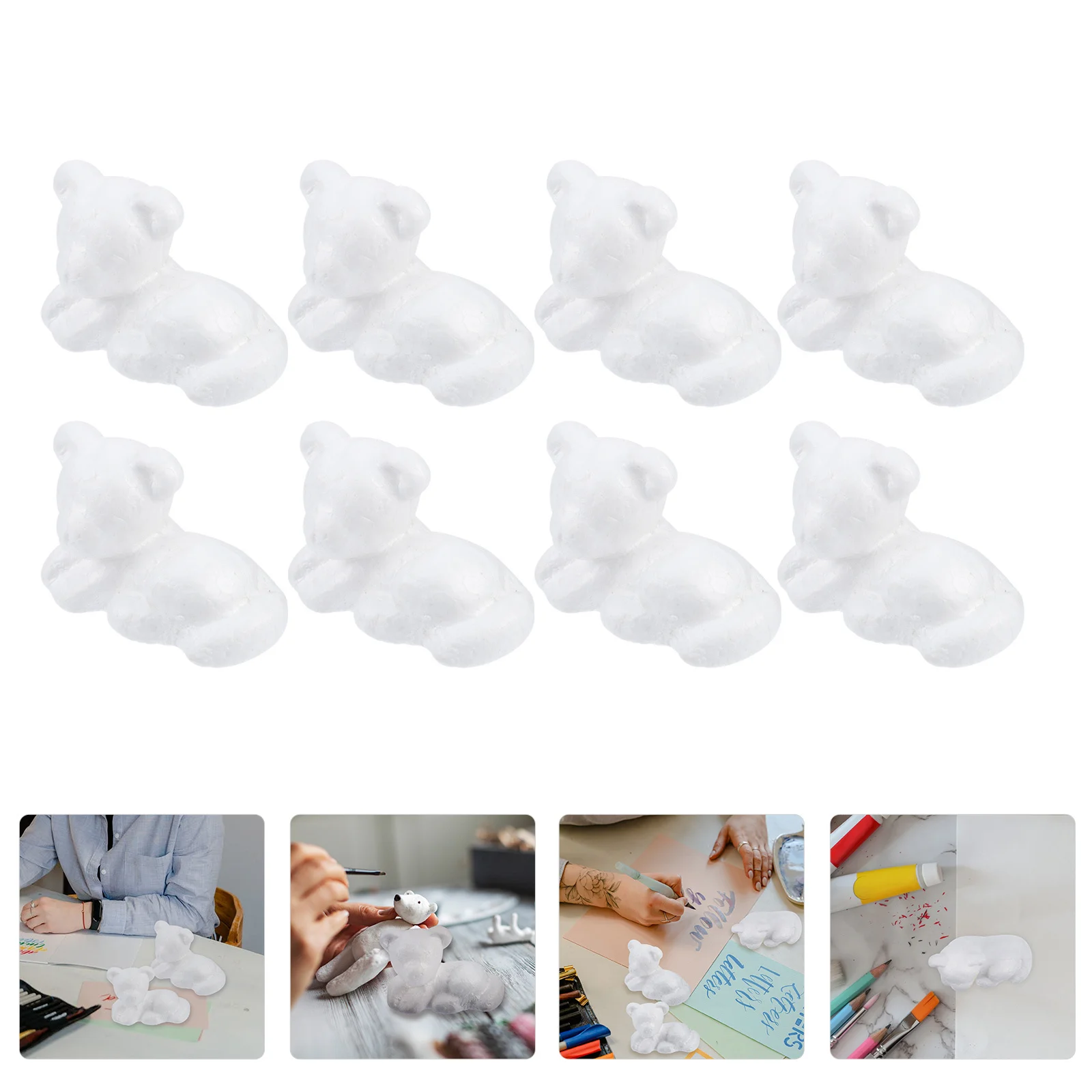 40Pcs Children Painting Animal Craft Set Art Supplies for Theme Birthday Parties and Educational Fun with Friends