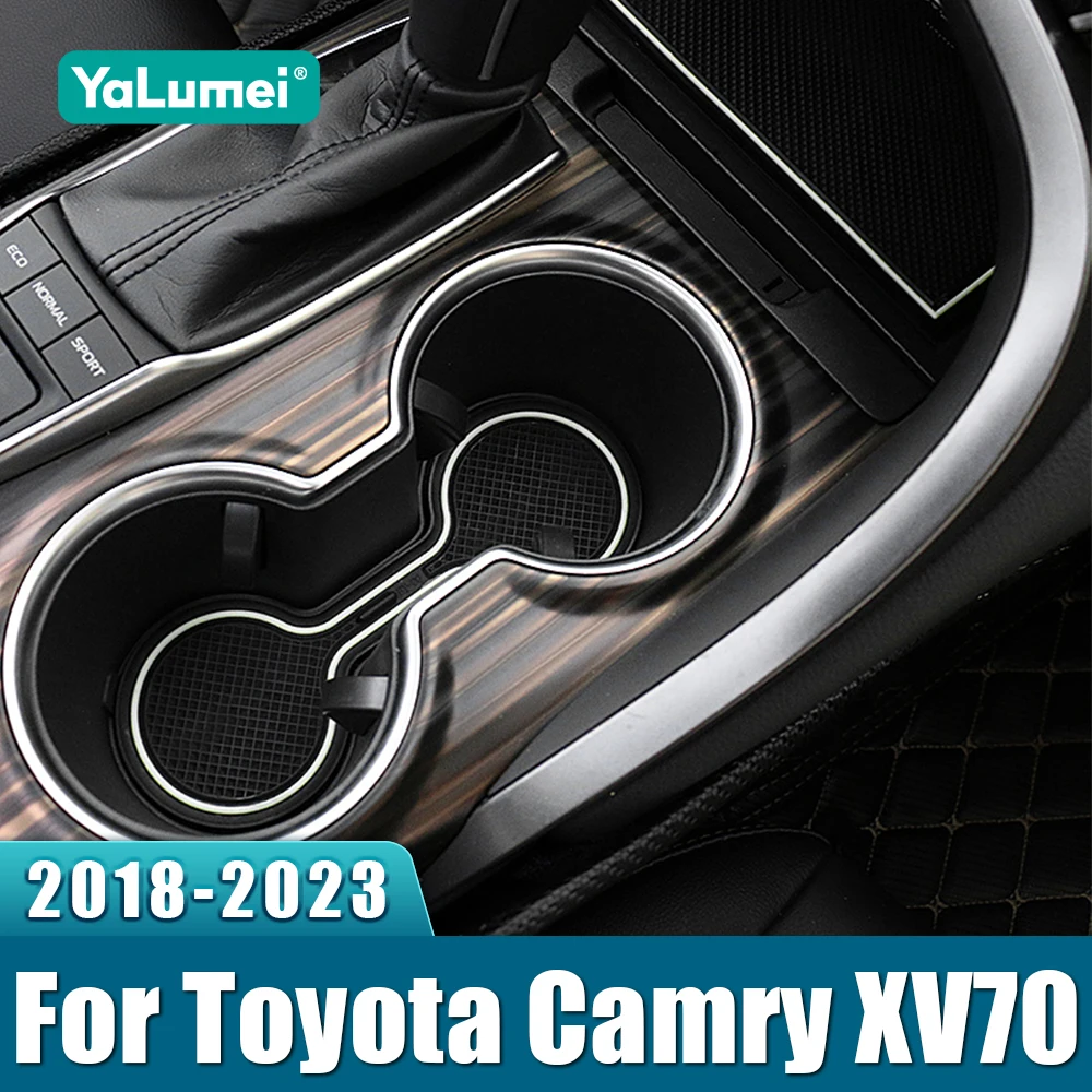 

Для Toyota Camry XV70 2018 2019 2020 2021 2022 2023, коврик для двери автомобиля, противоскользящий коврик для ворот, держатель для чашки, нескользящие накладки