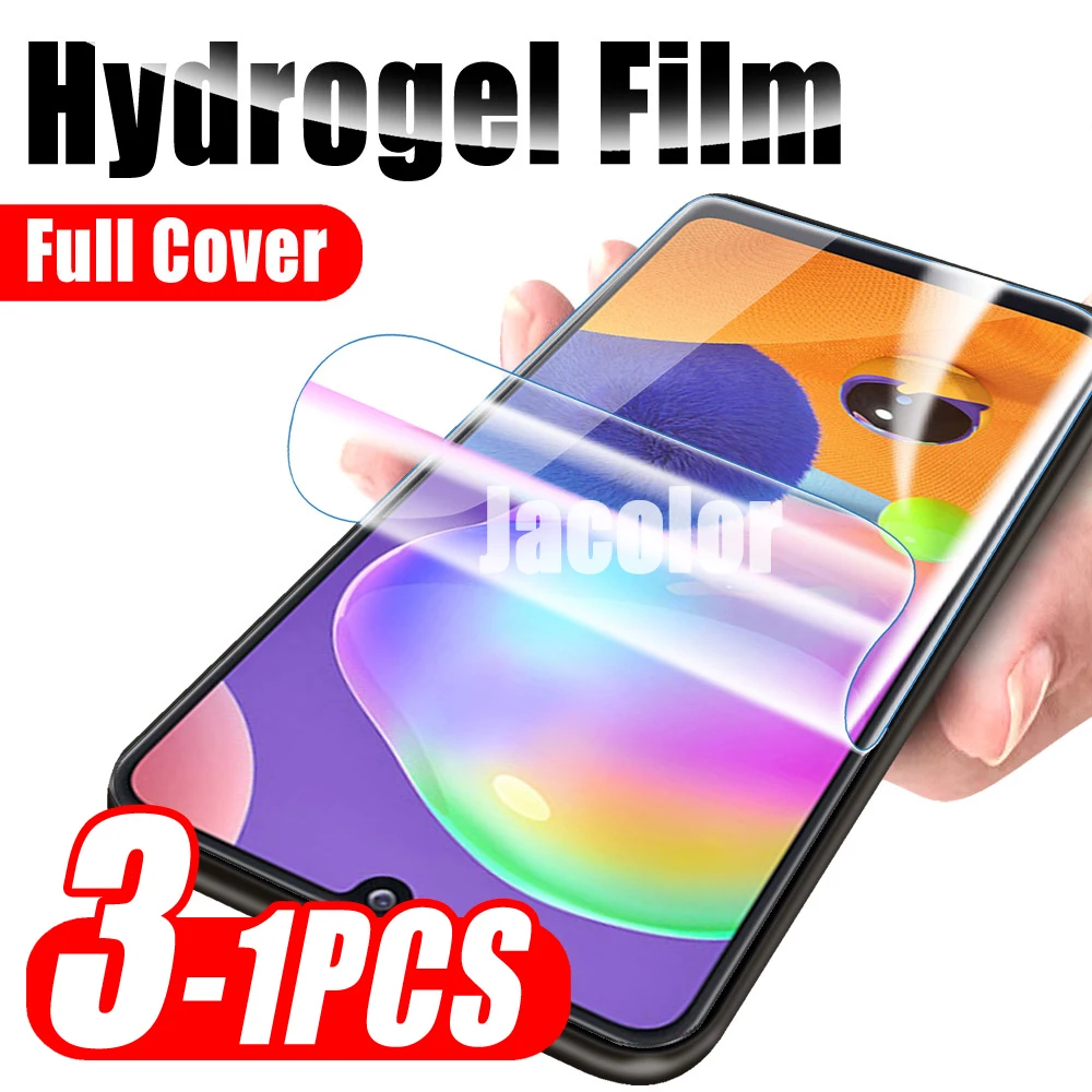 Front 1-3PCS Screen Protector Hydrogel Film For Samsung Galaxy A31 A32 4G A33 5G Gel Protective Sansung Galaxi A 31 32 33 4 5 G