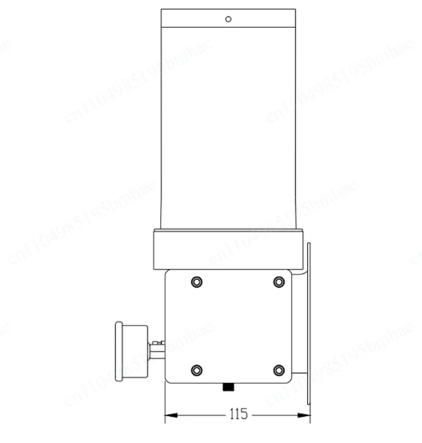 P07/P10 Automatic Electric Butter Pump Truss Machine Punch Grease Lubrication Pump