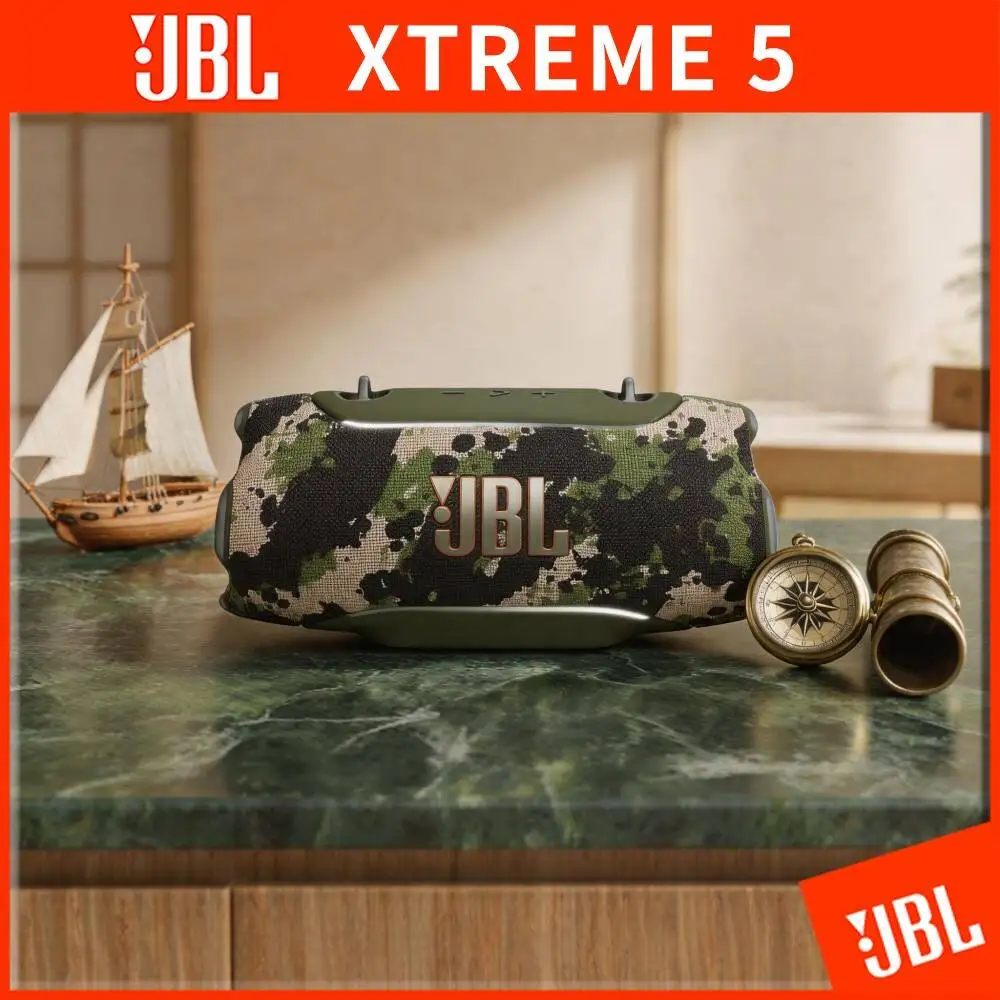 JBL Xtreme 5 Alto-falante Sem Fio de Alto Desempenho para Uso Externo, Resistência a Poeira e Água IP68, 28 Horas de Reprodução, Alto-falante Bluetooth para Festas