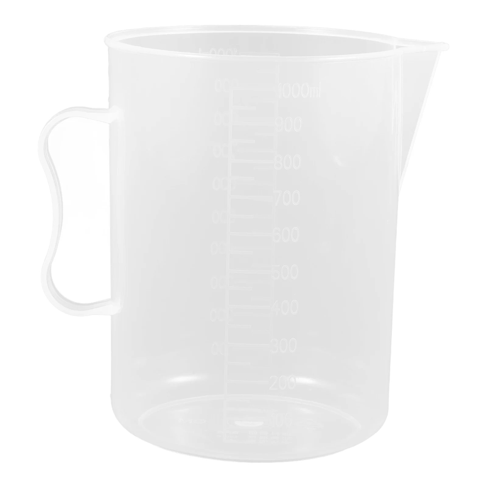 

Oil Measuring Cup Large Capacity Plastic Pitcher with Handle for Automotive Fuel Graduated Cups Storage Travel