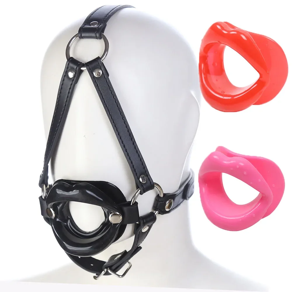 

Fetish Fantasy's Silicone O-Ring Gag Harness Bondage Open Mouth Mute Restraint Extreme SLAVE Products Sex Games Toys for Women