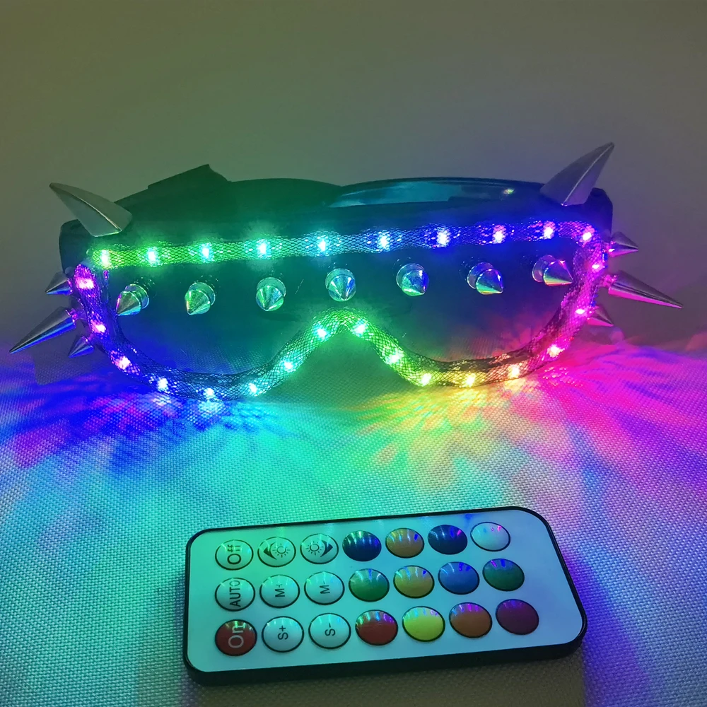 

LED Glasses Sunglasses Goggles For Party Dancing Glowing LED Mask Rave Glasses EDM Party DJ Stage Laser Show