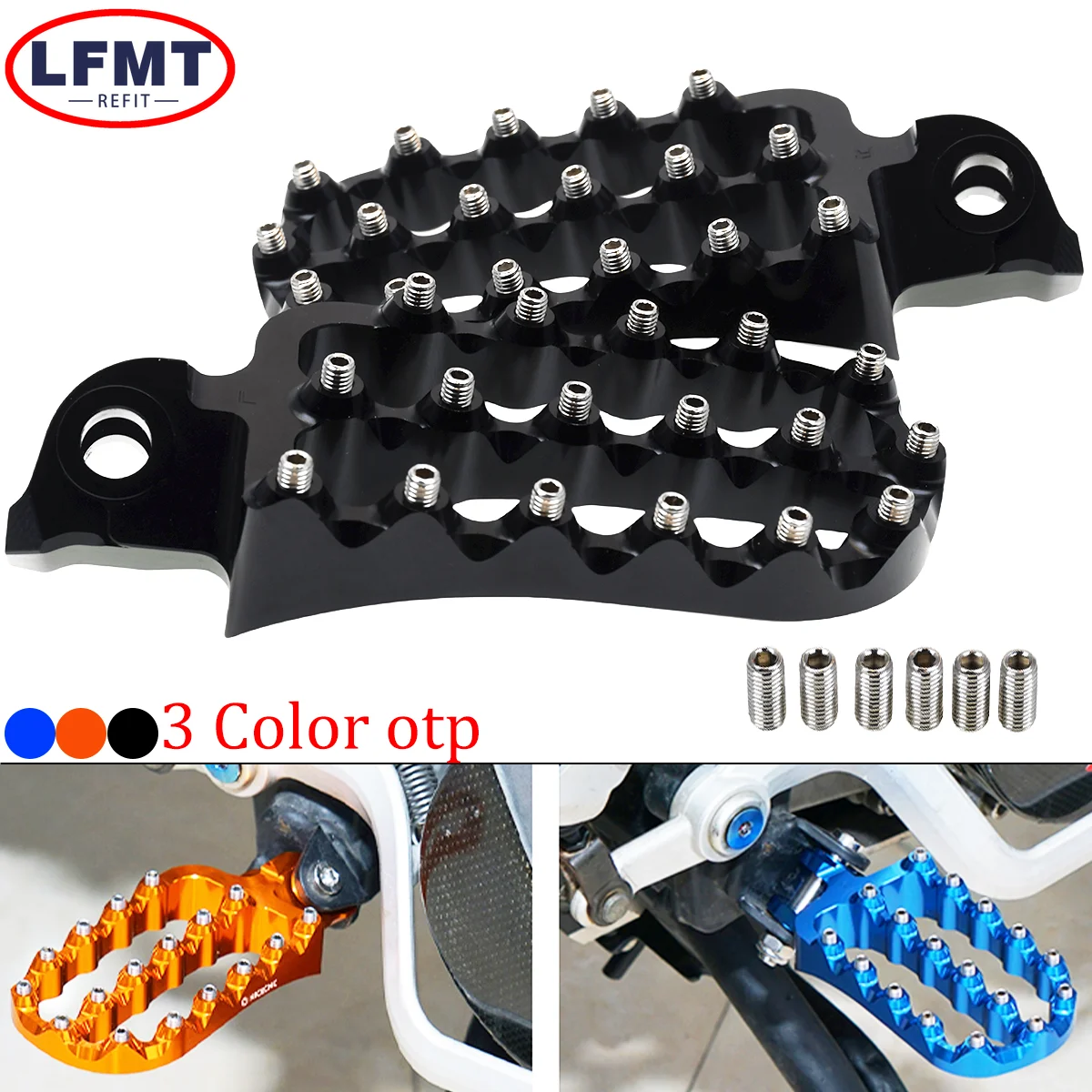 Motorcycle CNC Lengthen Footrest Pedals Foot Peg For KTM 390-1290 Adventure SMC/R/S Supermoto 2004-2023 SX EXC XCW XCF XC 65-530