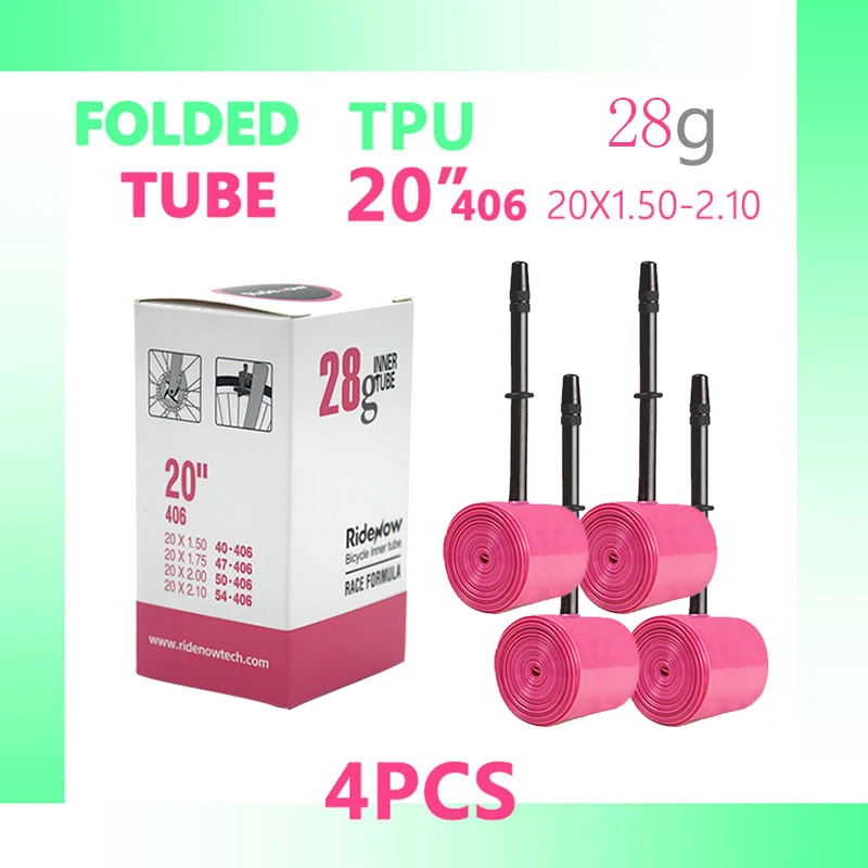 RideNow Fahrrad-TPU-Schlauch 20 Zoll Reifen 20x0.9 1.0 1-1/8 1-1/4 1.35 1-3/8 1.5 Kamera 406 BMX Fahrrad 20x1.5 1.75 2.0 2.1 Reifen Pneu