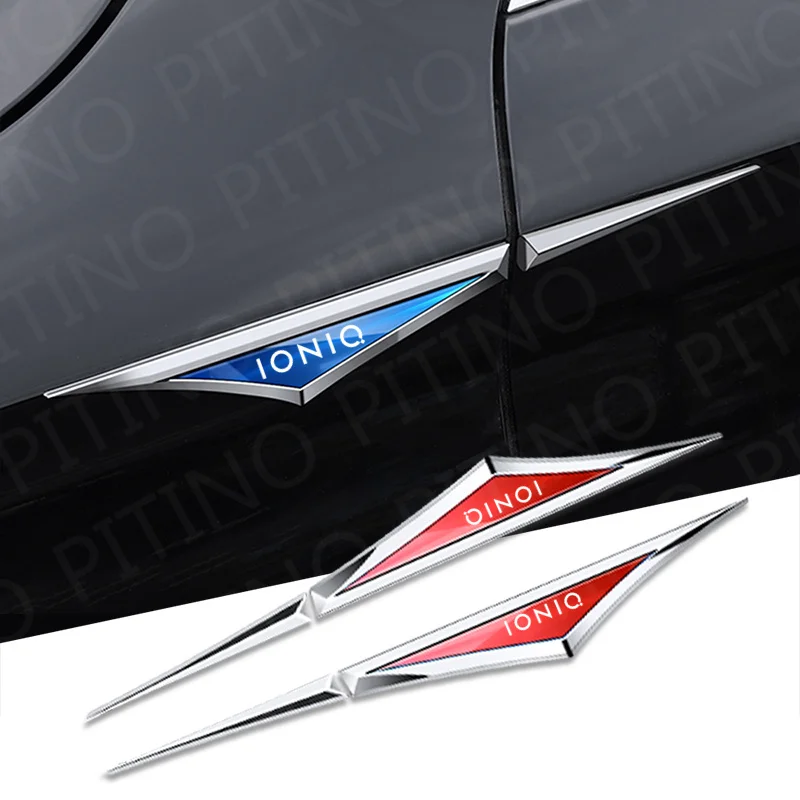 For Hyundai IONIQ 5 6 7  Car Accessory Car Body Side Doors Blade Car Sticker Automobile Leaf Plate Decoration Accessories