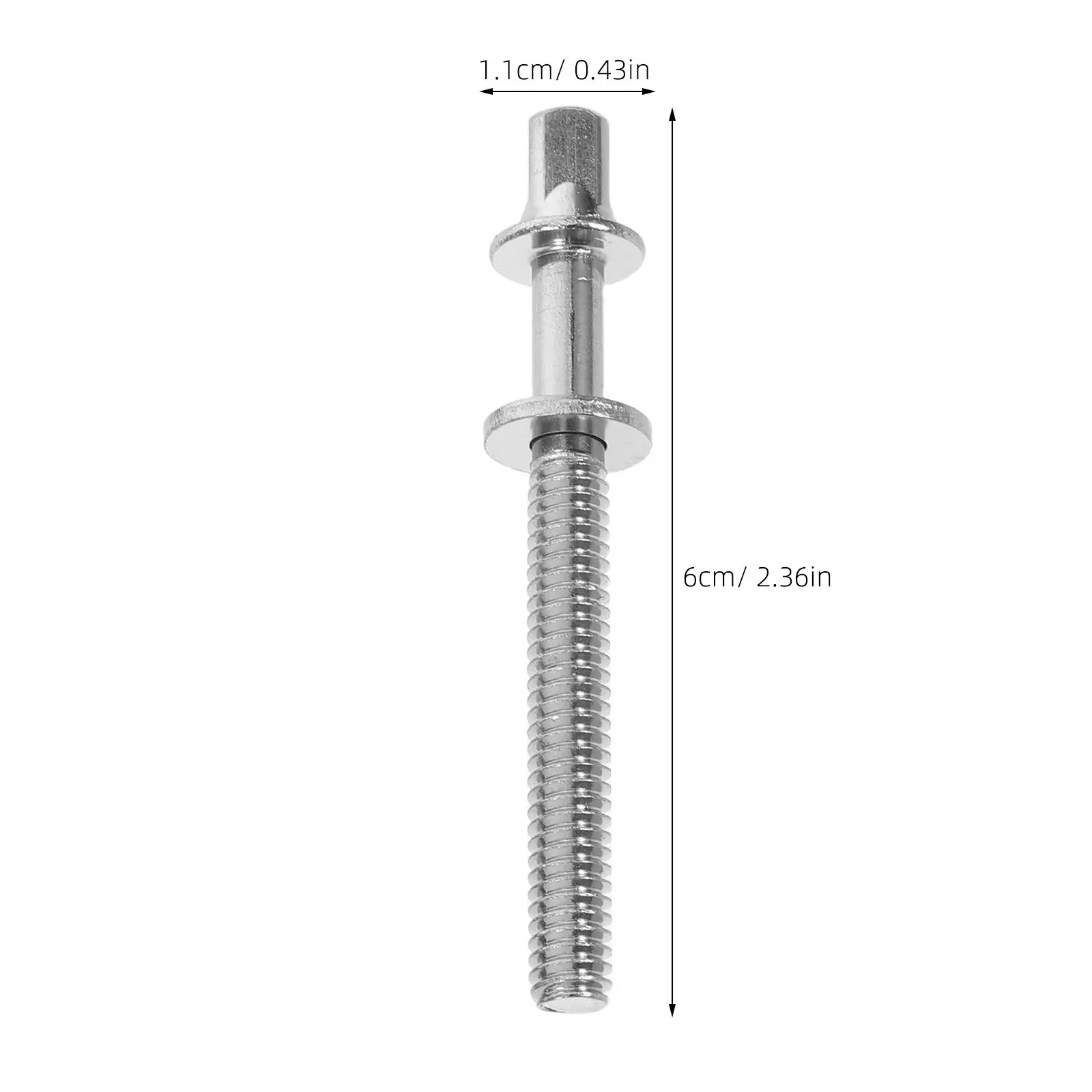 30pcs Drum Tension Rods 5Mm X 50Mm For Bass Snare Jazz Drums Durable Metal Hardware Replacement Parts Percussion Instrument view 4