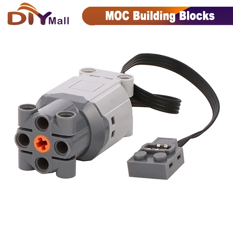 MOC 기술 부품 88003 L 모터 전원 기능 빌딩 블록 벽돌 전원 레고와 호환 조립 자동차 장난감