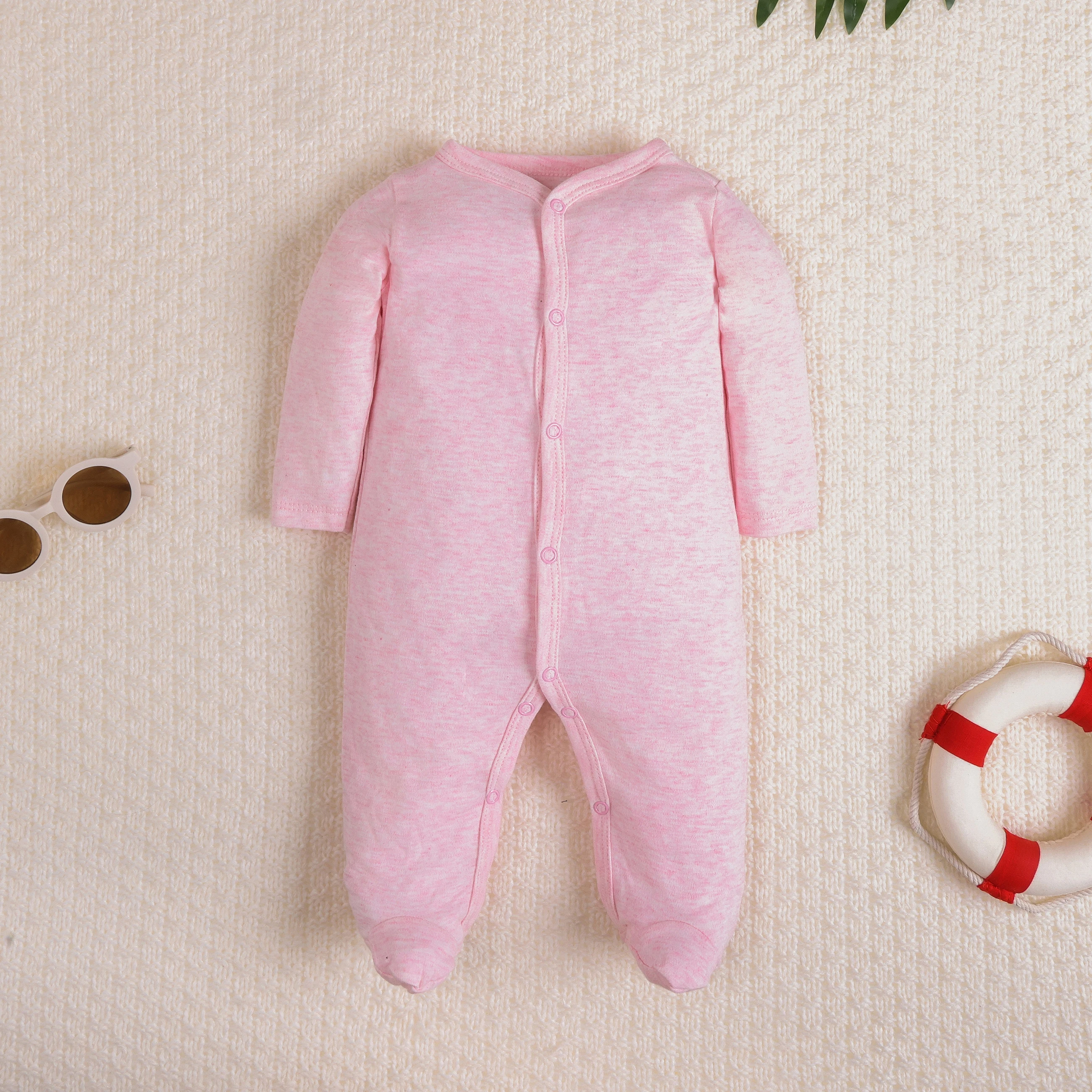 

Cozy Long Sleeve Footed Onesie for Newborns, Infant's Clothing, Soft Baby Clothes Romper.