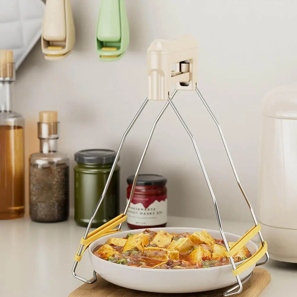 

Anti-scalding Kitchen Clip Heat-resistant Pan Gripper Pot Holder for Moving Hot Dishes Safely Essential for Anti-scalding