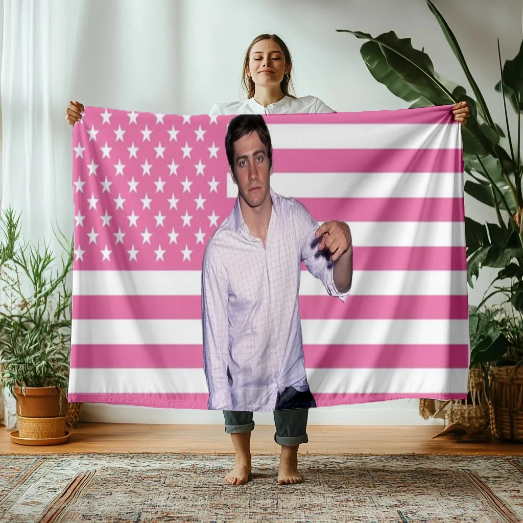 

Мягкое плюшевое фланелевое одеяло Джейк Гллиленхола для постельного белья, дивана, ультрамягкое одеяло для спальни