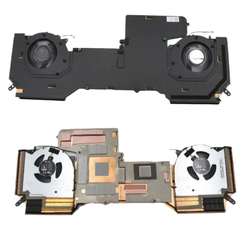 Laptop CPU GPU Cooling Fan Heatsink Assembly Compatible with Legion R9000K 2021 PN 5H40S20296 5H40S20297 5H40S20298 Repair Part
