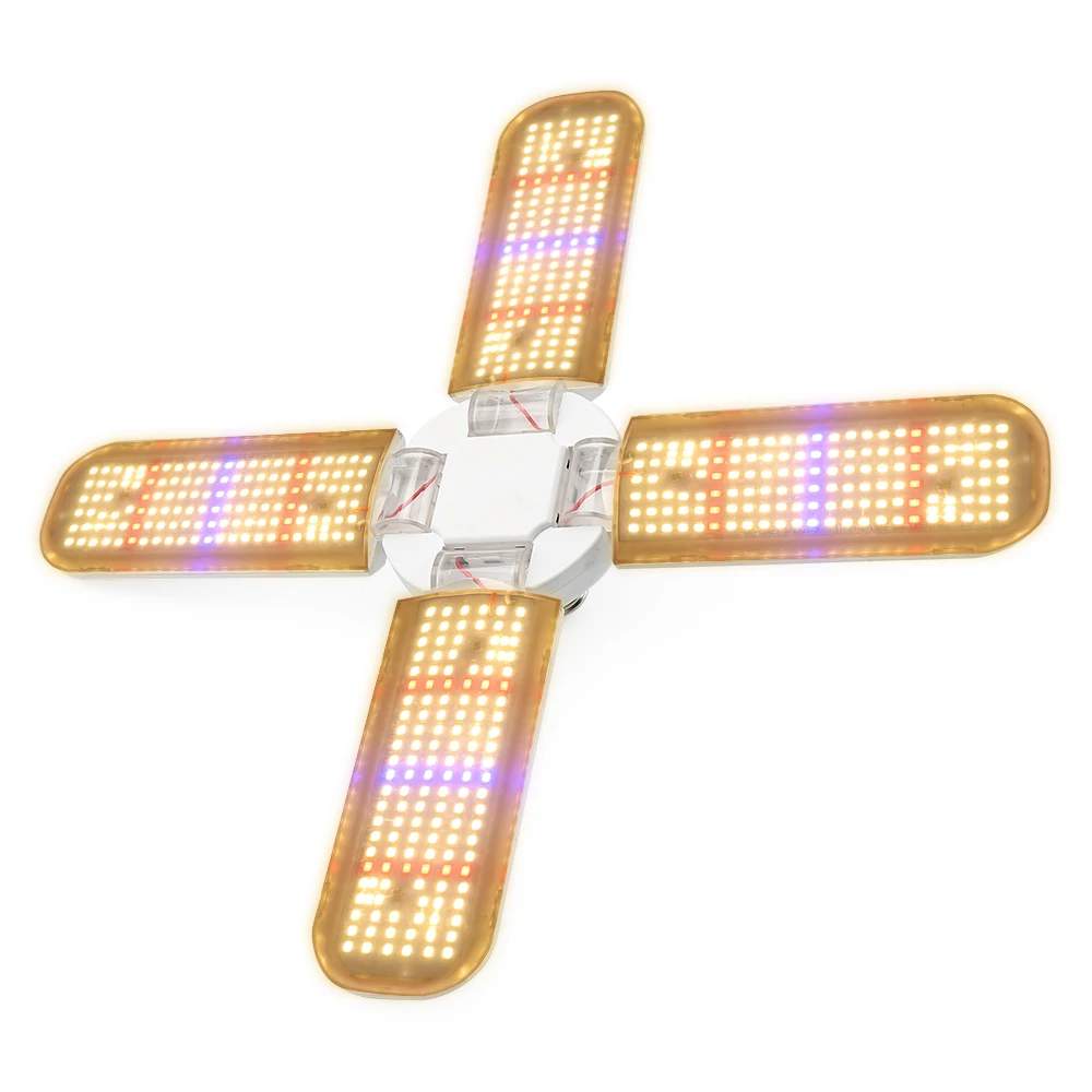 Imagem -04 - Foldable Full Spectrum Led Grow Light Plant Light Branco Quente Crescente Lâmpada para Plantas de Interior Hidroponia Growbox 150w 200w