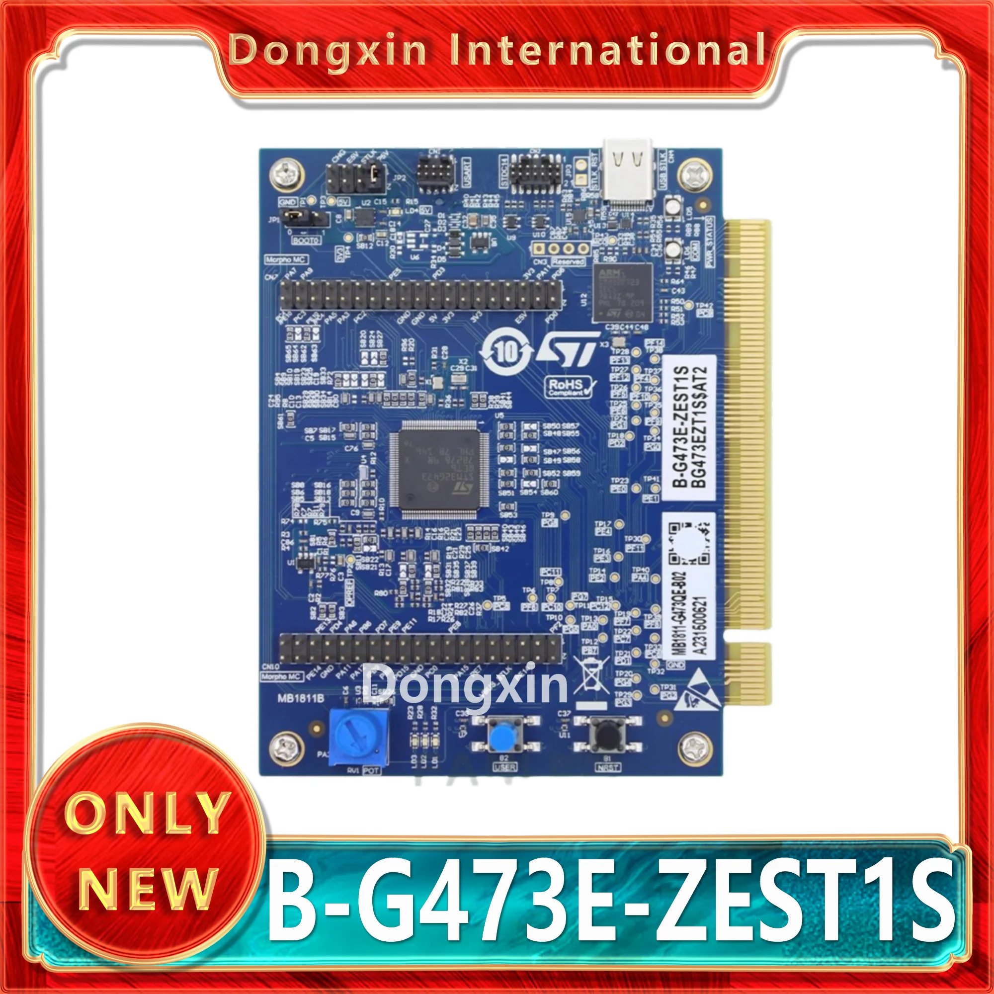 

Spot B-G473E-ZEST1S STM32G473QET6 ZeST Motor Controller Development Board