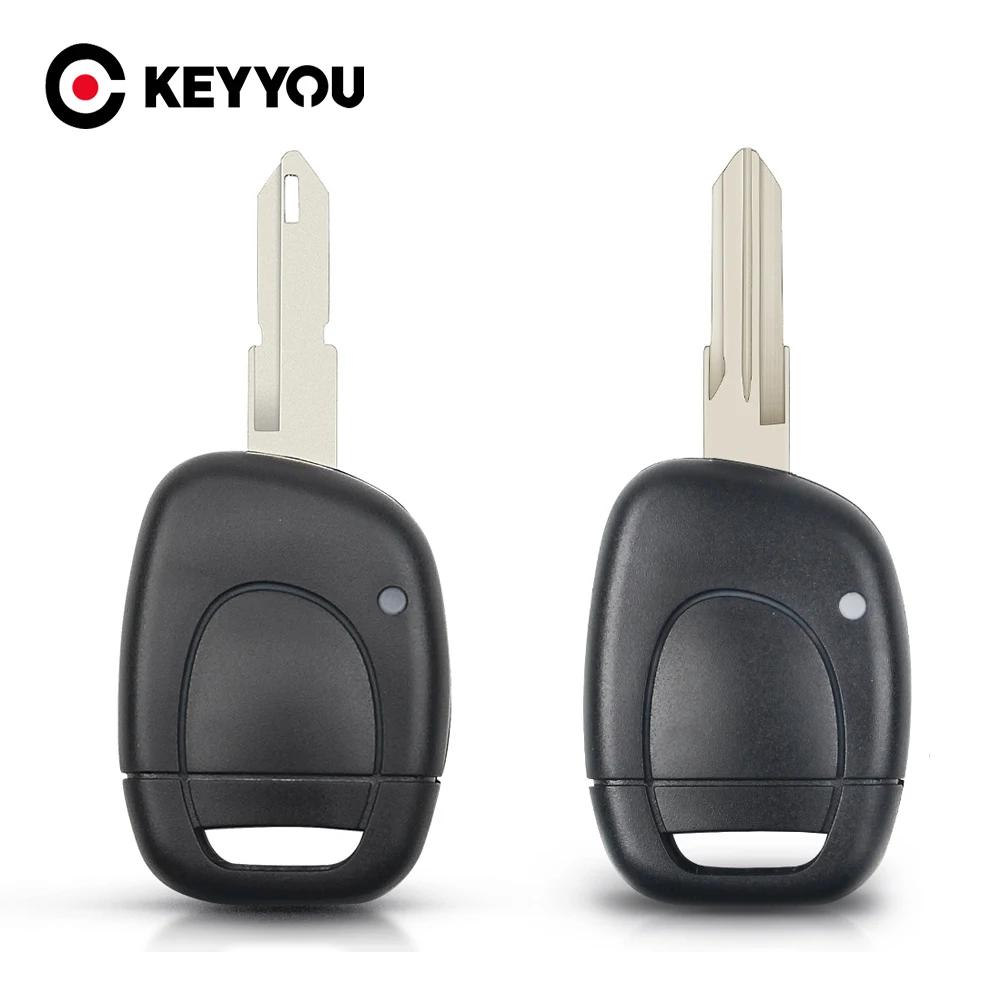 KEYYOU Remote NE73 VAC102 Blade Key Shell Cover For Renault Twingo Clio Kangoo Master Simbol 1 Button NO Chip Car Key Fob Case