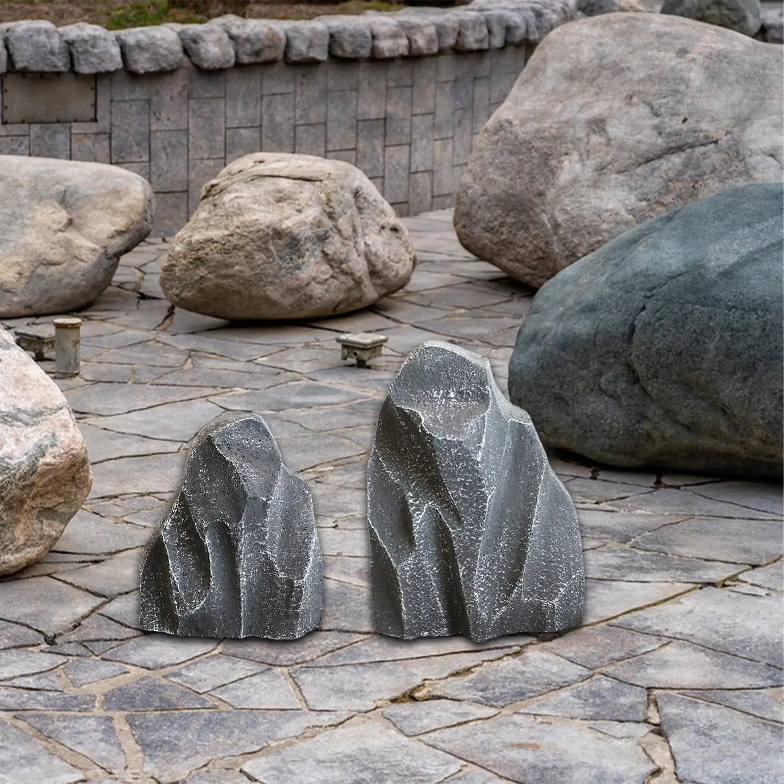 

Artificial Rock Decorative Stone Sculpture Lightweight Decor Foam Landscape Rock for Garden Parks Courtyard Community Offices