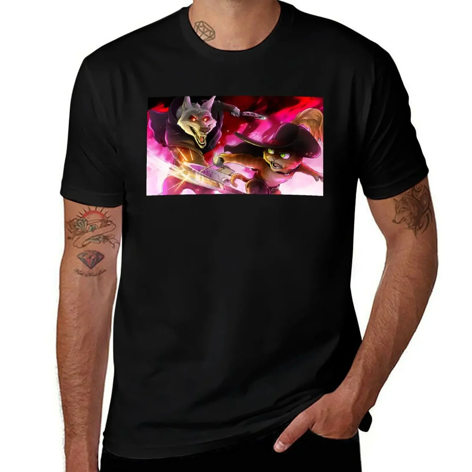 

Puss in Boots - The Last Wish T-Shirt T-shirts oversize valentines clothes anime figures luxury t-shirt mens tall t shirts