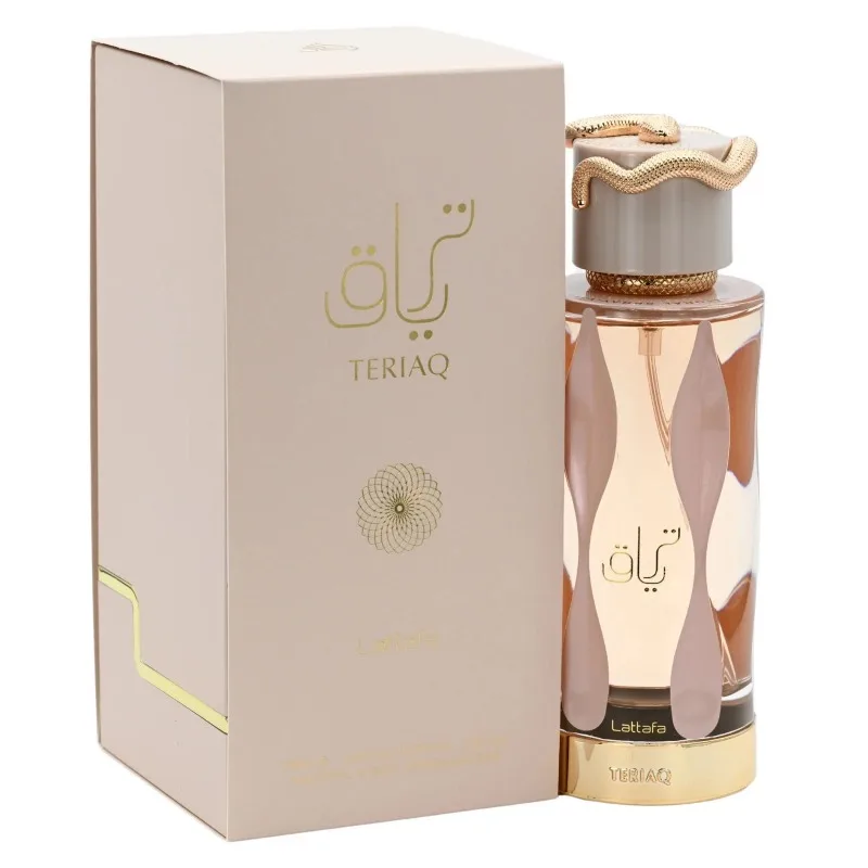 100 مللي Lattafa Teriaq Series Eau de Parfum Spray للجنسين عطور عربية أصلية تدوم طويلاً عطر شرقي حار مكياج