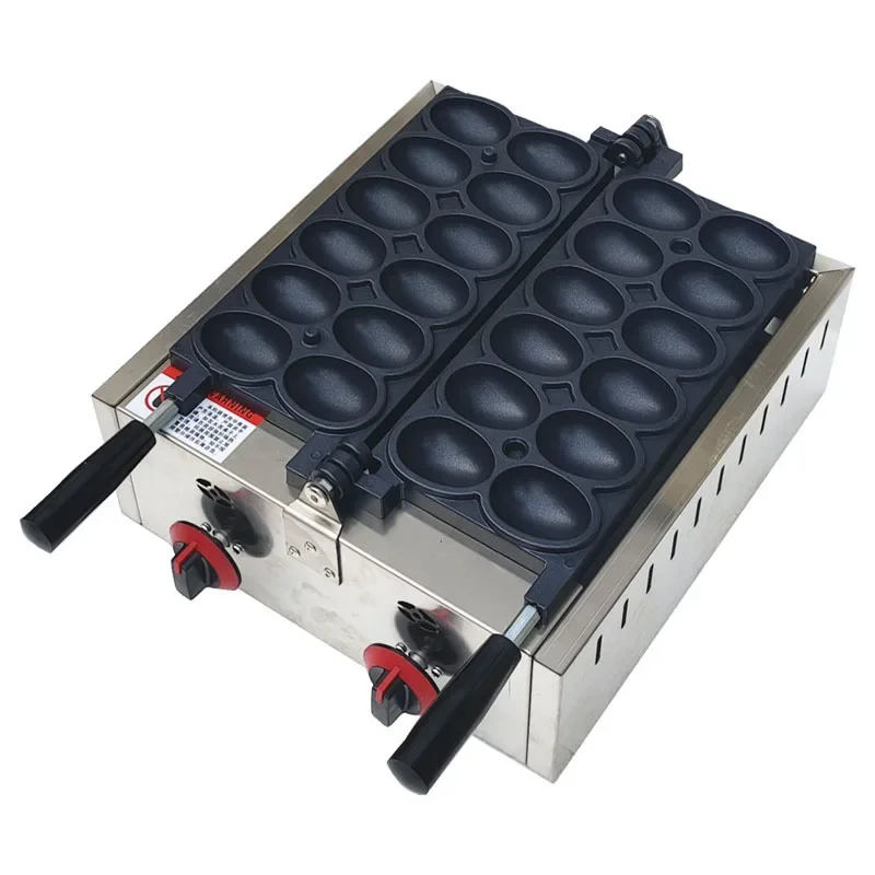Stainless steel popping egg waffer night market stall entrepreneurial machine