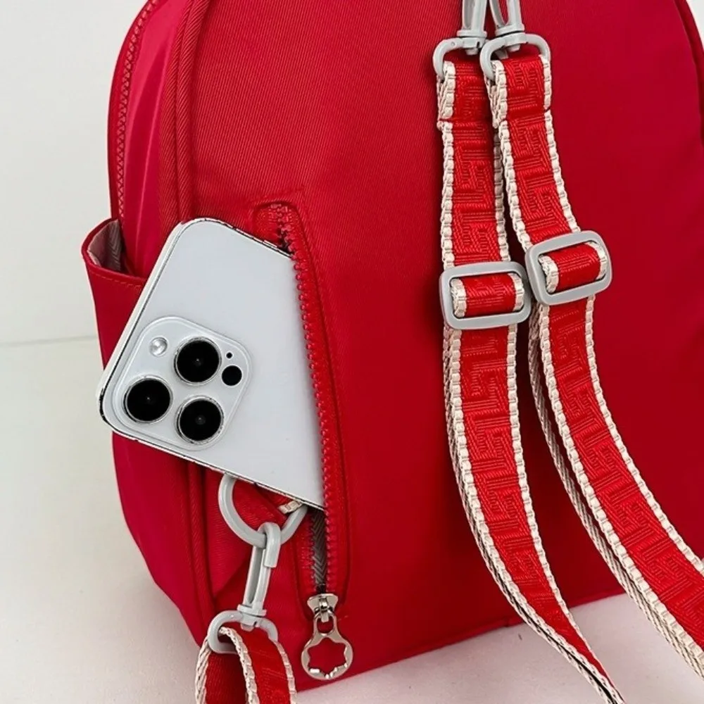 Vintage Lion Backpack Lion Dance Pattern Chinese Style School Bag Under 20L Large Capacity Student Backpack for Boys and Girls