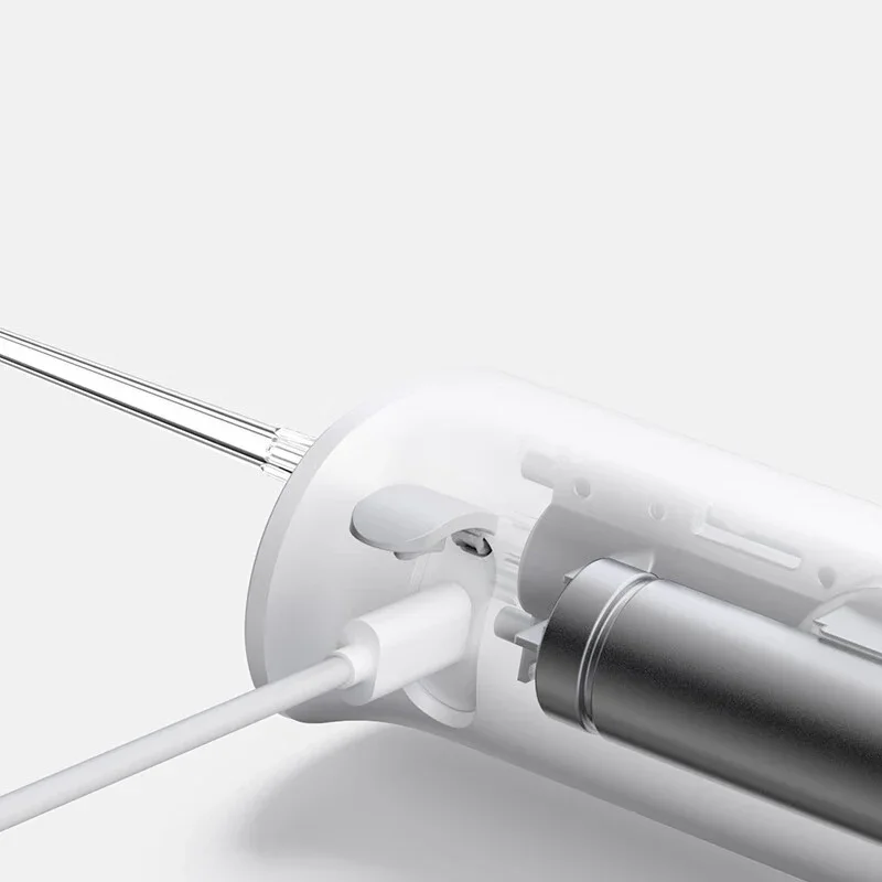 XIAOMI NORMA MIJIA Irrigatore orale elettrico, valutazione impermeabile IPX7, serbatoio dell'acqua da 200 ml, modalità di conversione a 3 frequenze, idropulsore dentale