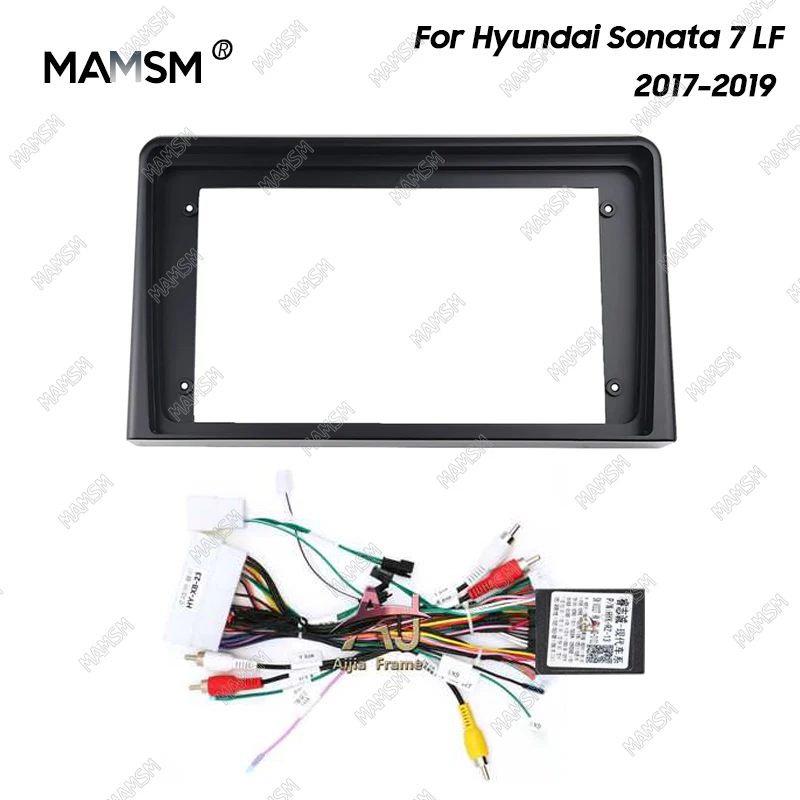 

MAMSM Car 9 inch Fascia Radio Panel Panel Dash Kit Install Adapter Console Frame For Hyundai Sonata 7 LF 2017-2019 Radio Player